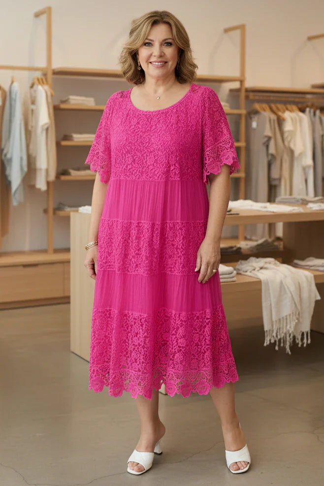 ANNE - CASUAL LACE DRESS