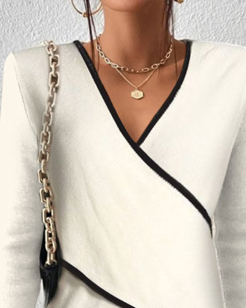 Dion - Elegant V-Neck Sweater