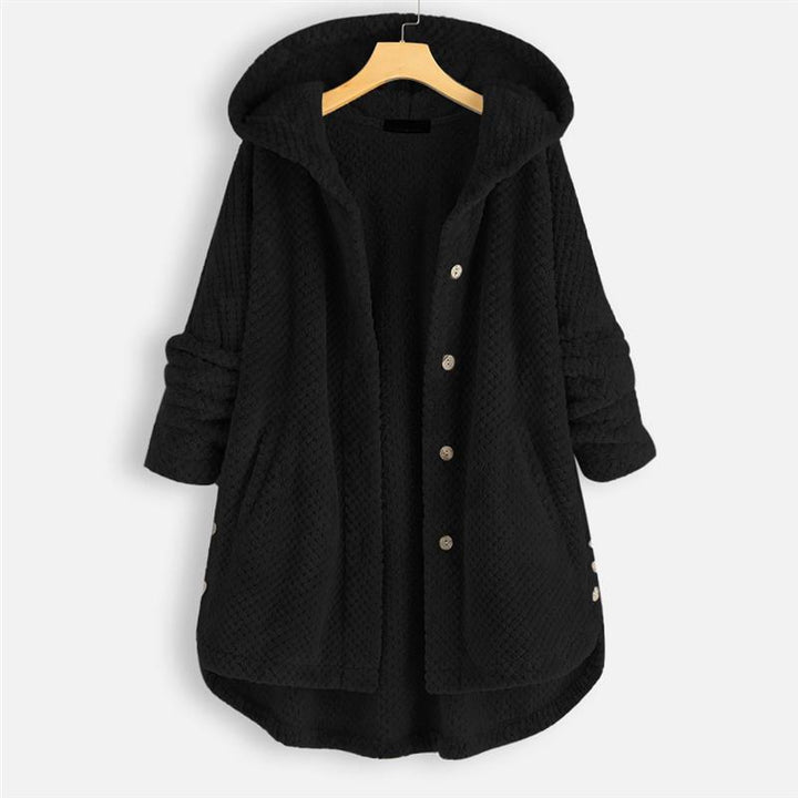 Serenovelle  – WINTER HOODED DOUBLE-FACED FLEECE COAT