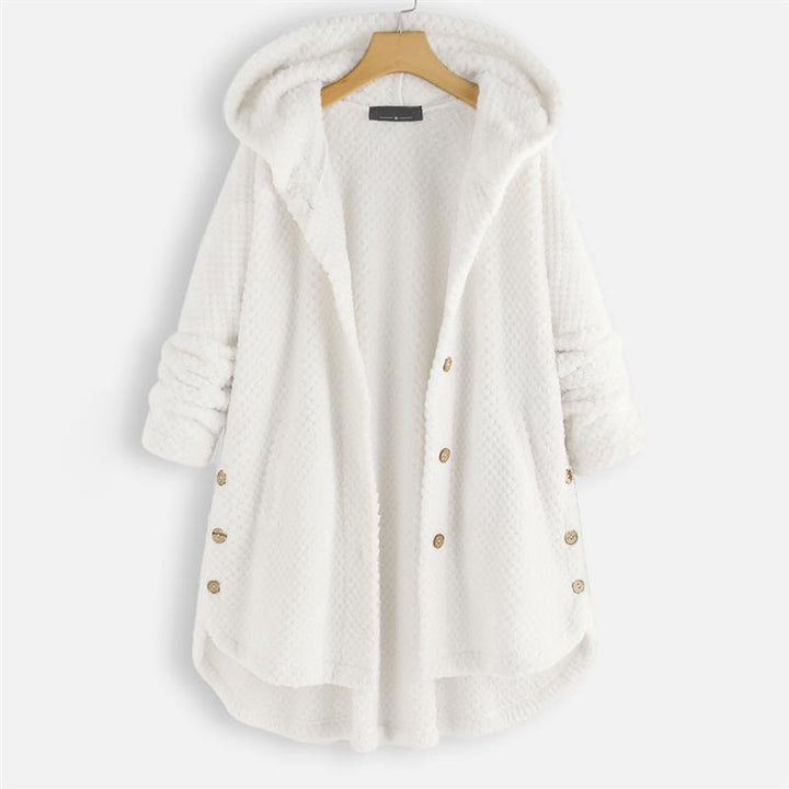 Serenovelle  – WINTER HOODED DOUBLE-FACED FLEECE COAT