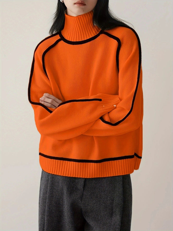 KAELIRYN – SOFT CASHMERE-LIKE TURTLENECK SWEATER