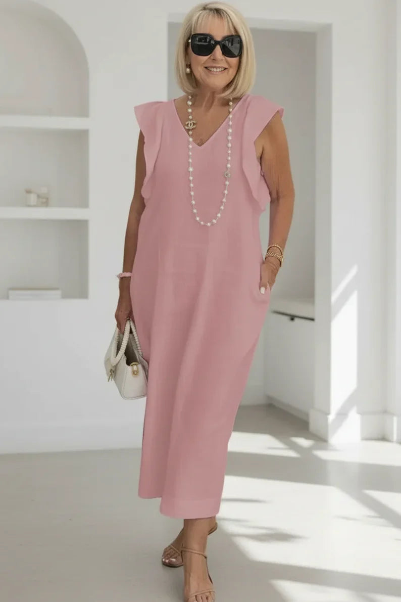 HELGA - ELEGANT MIDI DRESS