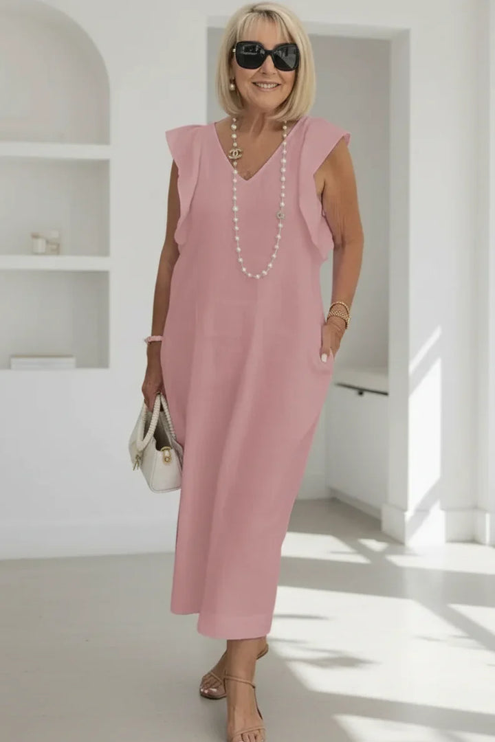 HELGA - ELEGANT MIDI DRESS