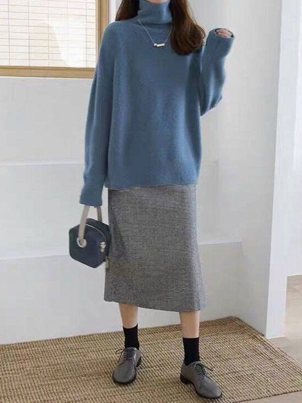 Heather - Cozy Turtleneck Sweater